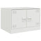 vidaXL Coffee Table White 67x50x44 cm Steel