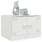 vidaXL Coffee Table White 67x50x44 cm Steel