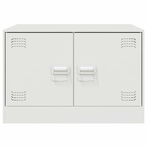 vidaXL Coffee Table White 67x50x44 cm Steel