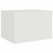 vidaXL Coffee Table White 67x50x44 cm Steel