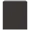 vidaXL Bedside Cabinets 2pcs Black 34.5x39x44 cm Steel