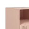 vidaXL Bedside Cabinets 2pcs Pink 34.5x39x44 cm Steel