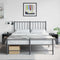 vidaXL Bedside Cabinets 2 pcs Anthracite 34.5x39x44 cm Steel