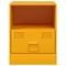 vidaXL Bedside Cabinet Mustard Yellow 34.5x39x44 cm Steel