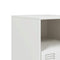 vidaXL Bedside Cabinets 2 pcs White 34.5x39x44 cm Steel