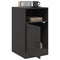 vidaXL Bedside Cabinets 2pcs Black 34.5x39x62 cm Steel