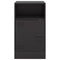 vidaXL Bedside Cabinets 2pcs Black 34.5x39x62 cm Steel