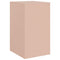 vidaXL Bedside Cabinets 2pcs Pink 34.5x39x62 cm Steel