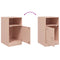 vidaXL Bedside Cabinets 2pcs Pink 34.5x39x62 cm Steel