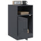 vidaXL Bedside Cabinet Anthracite 34.5x39x62 cm Steel