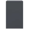 vidaXL Bedside Cabinets 2pcs Anthracite 34.5x39x62 cm Steel
