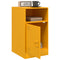 vidaXL Bedside Cabinets 2 pcs Mustard Yellow 34.5x39x62 cm Steel