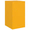 vidaXL Bedside Cabinets 2 pcs Mustard Yellow 34.5x39x62 cm Steel