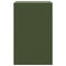 vidaXL Bedside Cabinets 2 pcs Olive Green 34.5x39x62 cm Steel