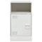 vidaXL Bedside Cabinets 2 pcs White 34.5x39x62 cm Steel