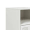 vidaXL Bedside Cabinets 2 pcs White 34.5x39x62 cm Steel