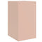 vidaXL Bedside Cabinet Pink 34.5x39x62 cm Steel