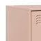 vidaXL Bedside Cabinet Pink 34.5x39x62 cm Steel