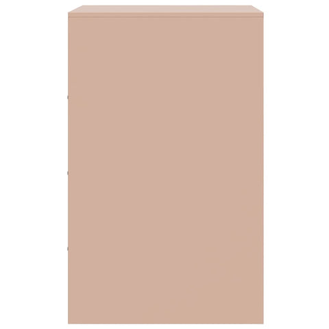 vidaXL Bedside Cabinets 2 pcs Pink 34.5x39x62 cm Steel