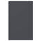 vidaXL Bedside Cabinets 2 pcs Anthracite 34.5x39x62 cm Steel