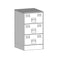 vidaXL Bedside Cabinets 2 pcs Anthracite 34.5x39x62 cm Steel