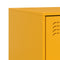 vidaXL Bedside Cabinet Mustard Yellow 34.5x39x62 cm Steel