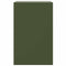 vidaXL Bedside Cabinets 2 pcs Olive Green 34.5x39x62 cm Steel