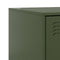 vidaXL Bedside Cabinets 2 pcs Olive Green 34.5x39x62 cm Steel