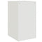 vidaXL Bedside Cabinets 2 pcs White 34.5x39x62 cm Steel