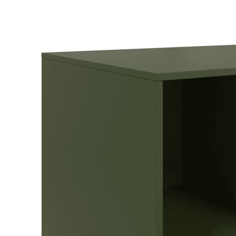 vidaXL Sideboard Olive Green 99x39x73 cm Steel