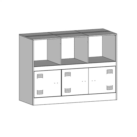 vidaXL Sideboard Olive Green 99x39x73 cm Steel