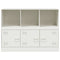 vidaXL Sideboard White 99x39x73 cm Steel
