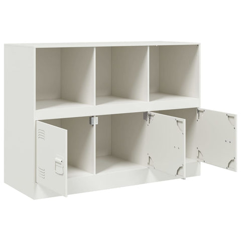 vidaXL Sideboard White 99x39x73 cm Steel