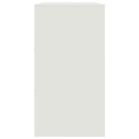 vidaXL Sideboard White 99x39x73 cm Steel