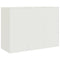 vidaXL Sideboard White 99x39x73 cm Steel
