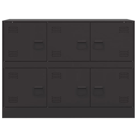 vidaXL Sideboard Black 99x39x73 cm Steel