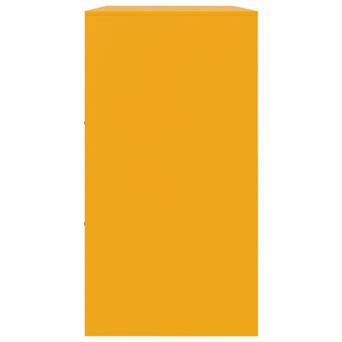 vidaXL Sideboard Mustard Yellow 99x39x73 cm Steel