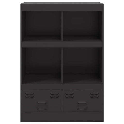 vidaXL Highboard Black 67x39x95 cm Steel