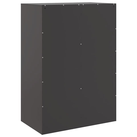 vidaXL Highboard Black 67x39x95 cm Steel
