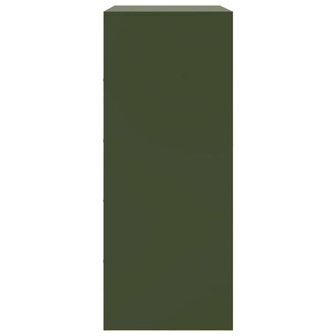vidaXL Highboard Olive Green 67x39x95 cm Steel