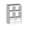 vidaXL Highboard Olive Green 67x39x95 cm Steel