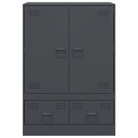 vidaXL Highboard Anthracite 67x39x95 cm Steel