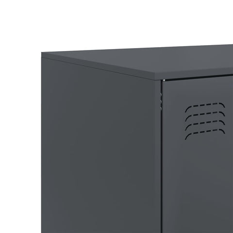 vidaXL Highboard Anthracite 67x39x95 cm Steel