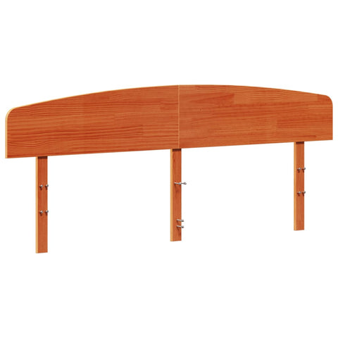 vidaXL Headboard Wax Brown 200 cm Solid Wood Pine