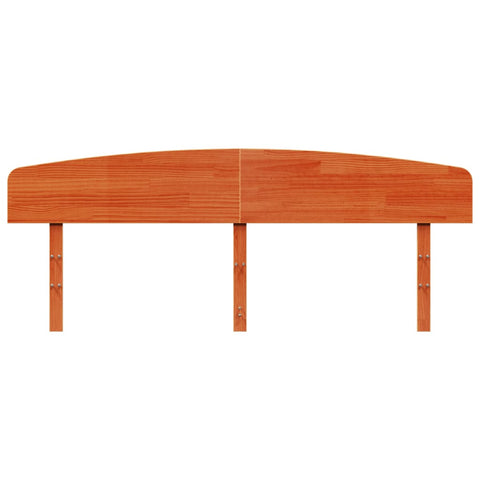 vidaXL Headboard Wax Brown 200 cm Solid Wood Pine