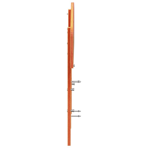 vidaXL Headboard Wax Brown 200 cm Solid Wood Pine