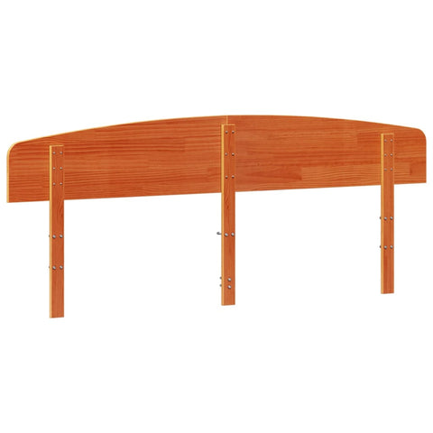 vidaXL Headboard Wax Brown 200 cm Solid Wood Pine