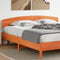 vidaXL Headboard Wax Brown 200 cm Solid Wood Pine