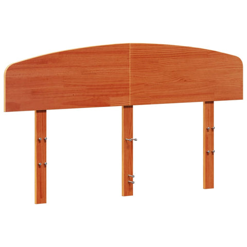 vidaXL Headboard Wax Brown 140 cm Solid Wood Pine