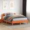 vidaXL Headboard Wax Brown 140 cm Solid Wood Pine